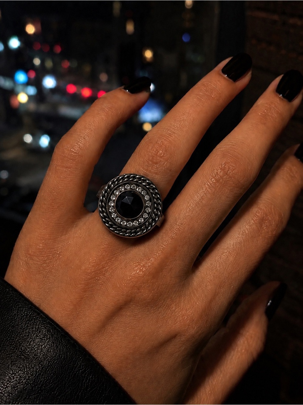 Art Deco Statement Ring Size 7 Boho Glam